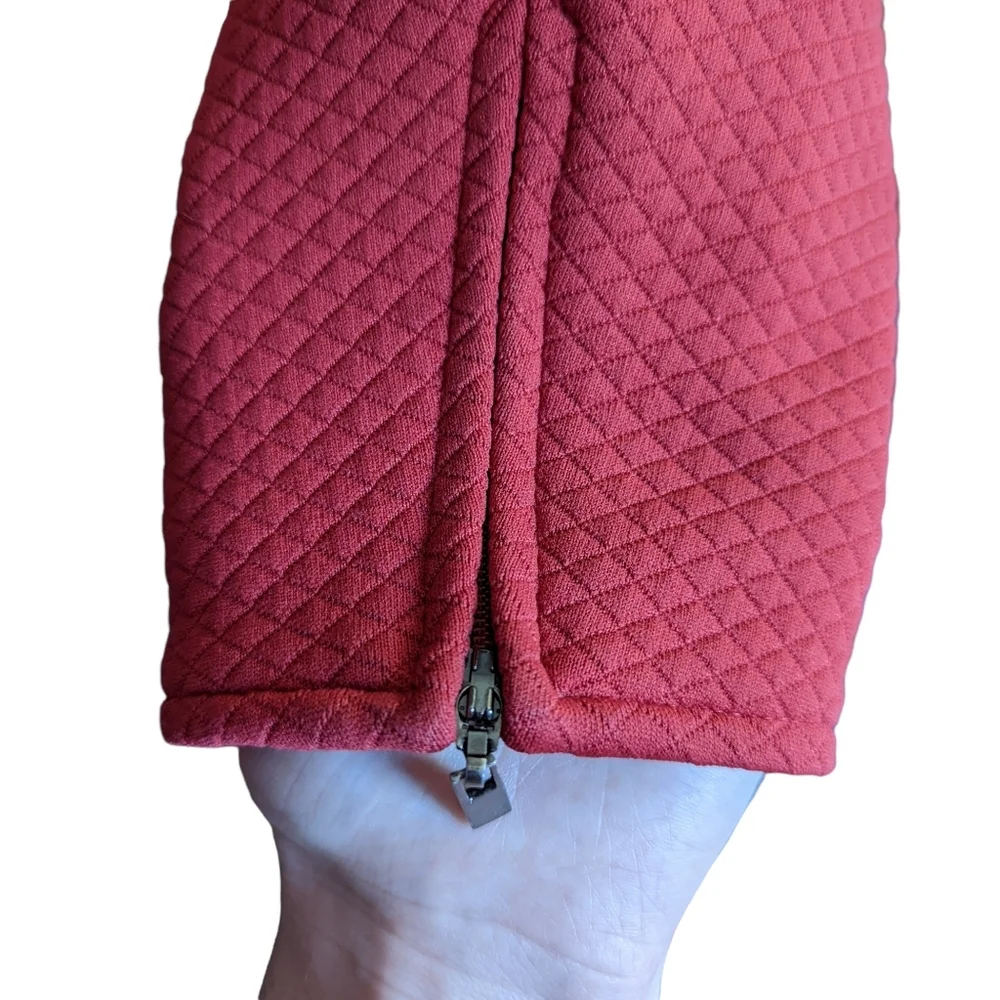 Talbots Quilted Red Jacket/Blazer Size 4 - Picture 8 of 13